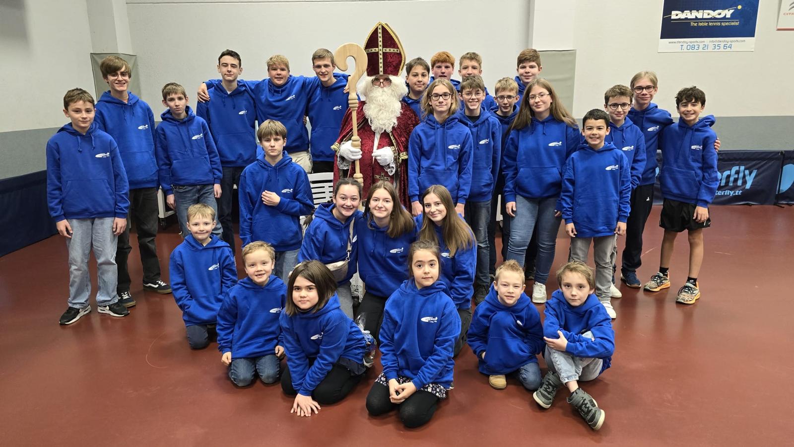 Saint-Nicolas des jeunes du CTT Minerois en décembre 2024